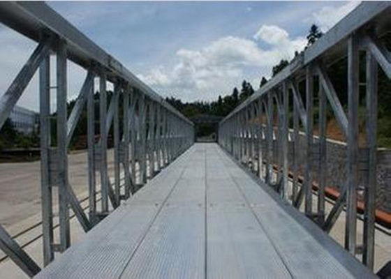 200 Type Permanent Galvanized Surface Treatment Steel Bailey Bridge ...