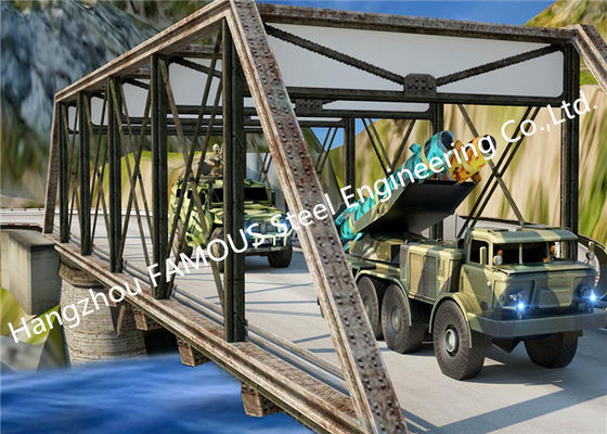 Easy Installation Temporary Steel Structure Bailey Bridge Military ...