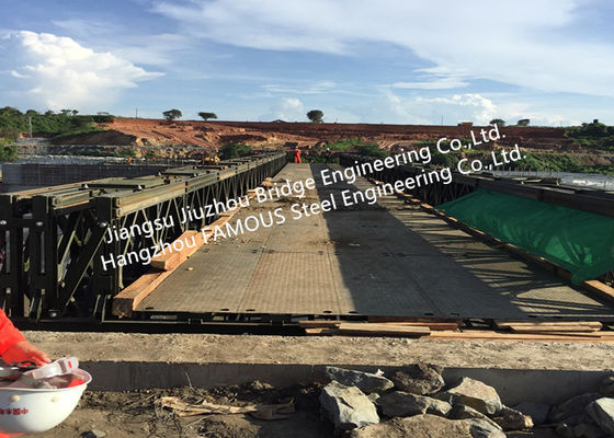 Prefabricated Bailey Steel Bridge For Water Conservancy Project ...