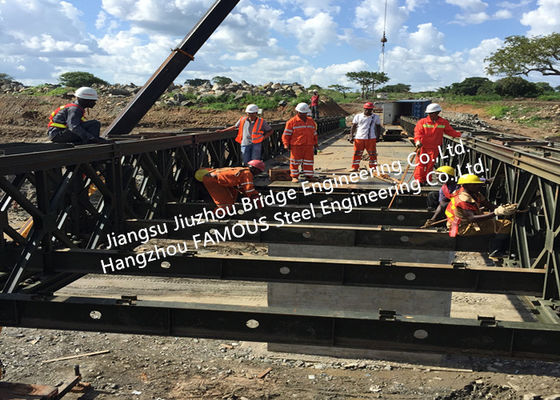 Prefabricated Bailey Steel Bridge For Water Conservancy Project ...