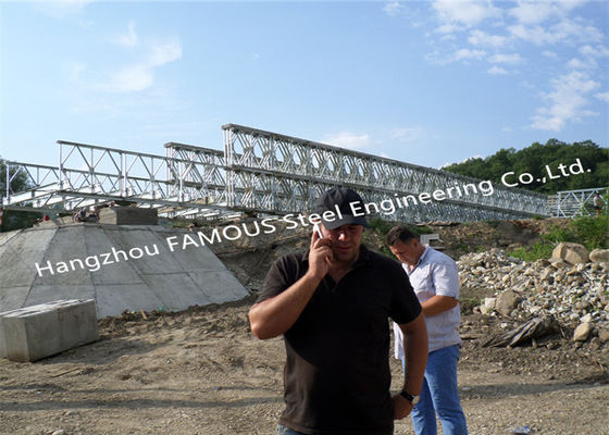 American Standard Compact Type 100 Prefabricated Steel Bailey Bridge Equiv