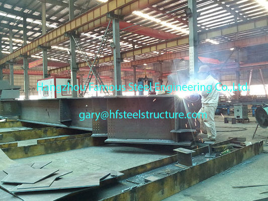 Customized Industrial Prefabricated Steel Buildings W Shape Steel Rafters