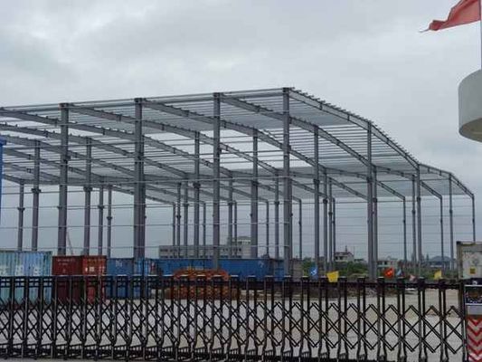 Customized Industrial Prefabricated Steel Buildings W Shape Steel Rafters
