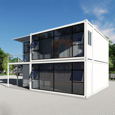 Prefabricated Two Story Flat Pack Modular Container Self Easy Assemble ...