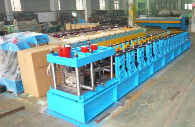 C Z Purlin Cold Roll Forming Machine 15KW By Chain Transmission 0