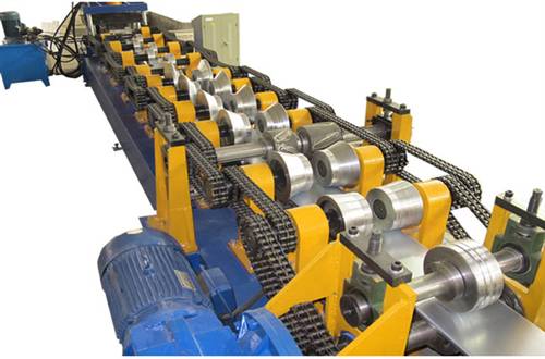 Coil Process Cold Roll Forming Machine C Z For Galvanized Steel 1