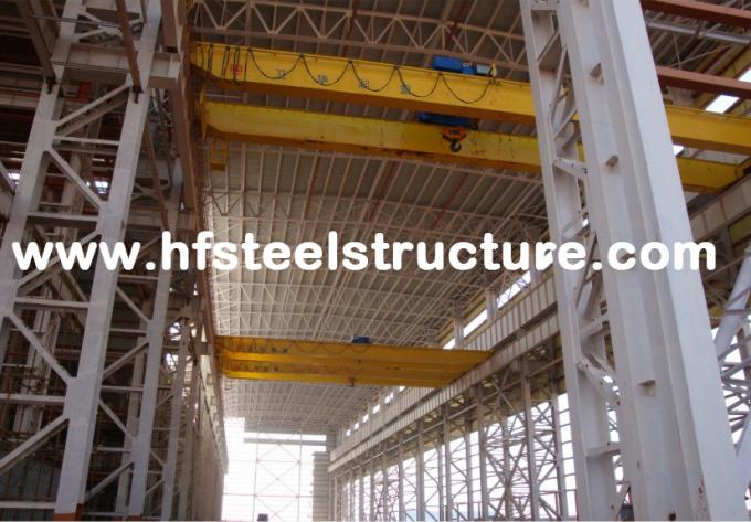 Long Length / Single Span Industrial Steel Buildings / Workshop / Warehouse With Large Space 1