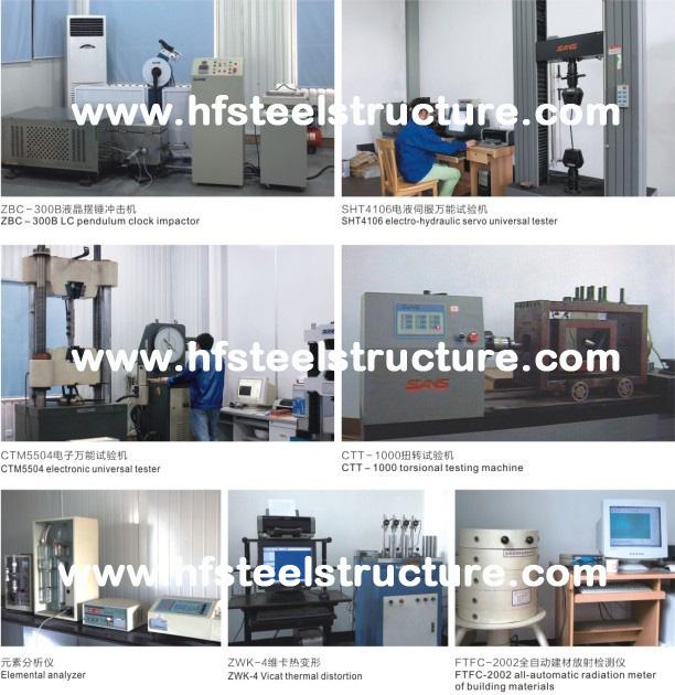 Q235, Q345 Prefab Industrial Steel Buildings Fabrication For Portable House 12