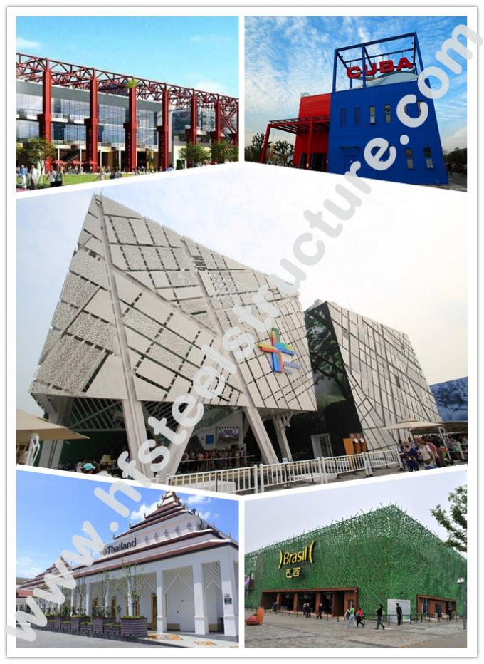 Hot Dip Galvanized, Electric Galvanized, Painting Prefabricated Commercial Steel Building 9
