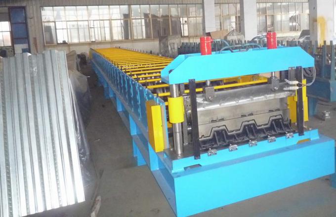 Floor Deck Roofing Sheet Forming Machine PLC Panasonic For Steel Structure 2