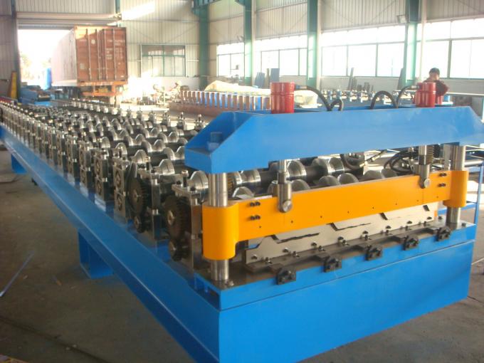 Floor Deck Roofing Sheet Forming Machine PLC Panasonic For Steel Structure 3