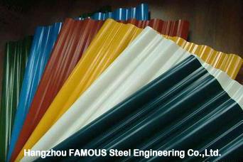 Industrial Metal Roofing Sheets For Wall Of Steel Shed Workshop Factory Building 0
