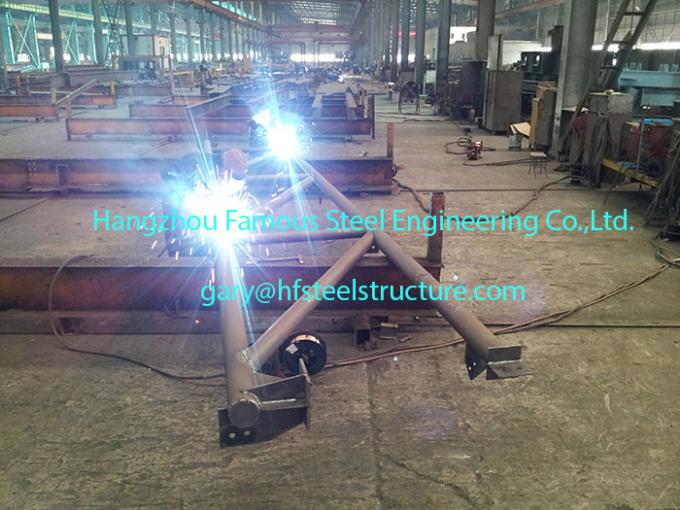 Steel Framed Industrial Steel Buildings Galvanized ASTM A36 Purlins / Girts 0