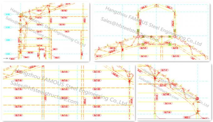 Steel Workshop Civil Engineering Structural Designs For Fabrications 7
