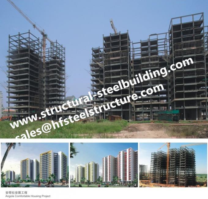 Q345B Multi-storey steel prefab buildings For Residential Hotel And Office Fabricated Contractors 0