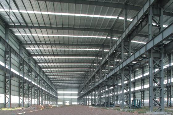 Metal Roofing Industrial Steel Buildings With Doors And Windows On The Wall 0