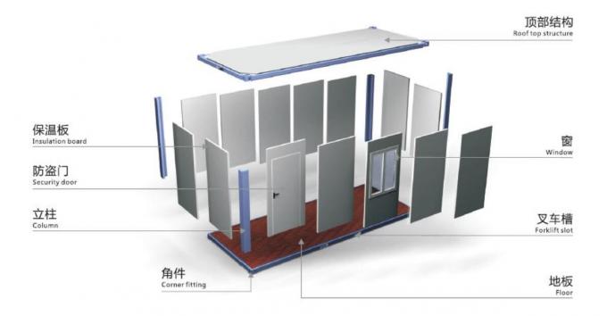 Famous Pre - Engineered Building Practical 20ft Container House For Living House 0