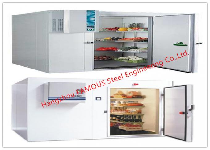 Kitchen Small Cold Room Panel With Refrigeration Unit Food Storage Cold Chamber For Restuarant Use 0