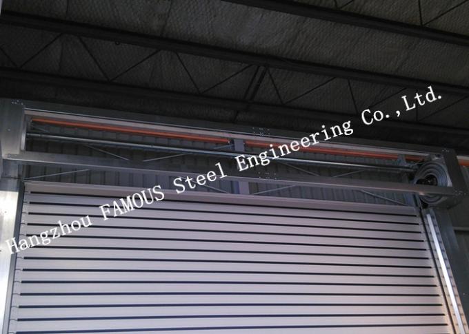 Indoors PVC Fast Rapid Rise Door And Outdoors Hard Metal High Speed Rolling Shutter Door 0