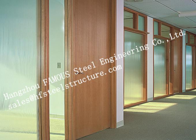 High Refractory Painted Wooden Fire Rated Double Doors Apartment Usage