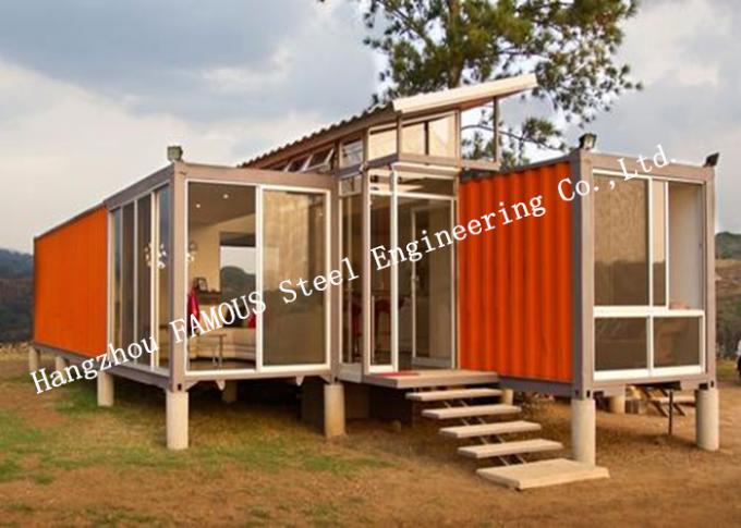 20ft Modular Easy Installation Decorated Insulated Prefab Container House For Living 0
