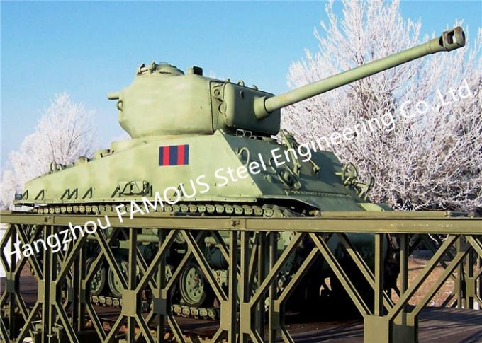 Easy Installation Temporary Steel Structure Bailey Bridge Military ...