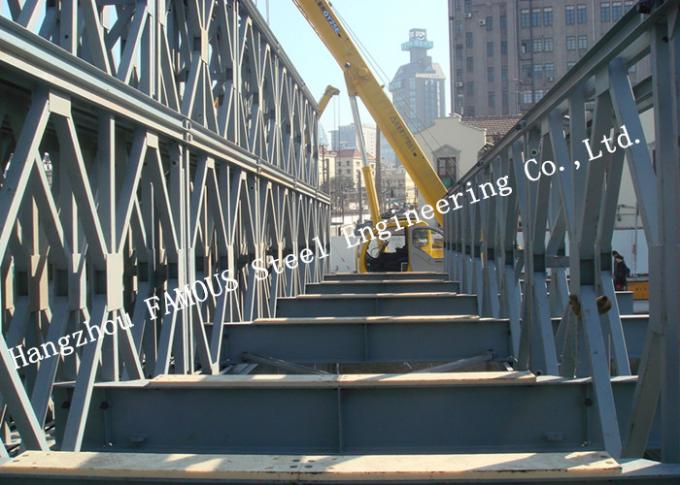 Modern Style Prefabricated Modular Steel Bailey Bridge Galvanized ...
