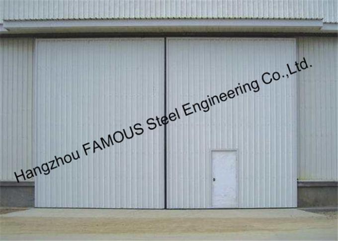 Customized Aluminum Alloy Glass Industrial Sliding Garage Doors Powder Coated 0