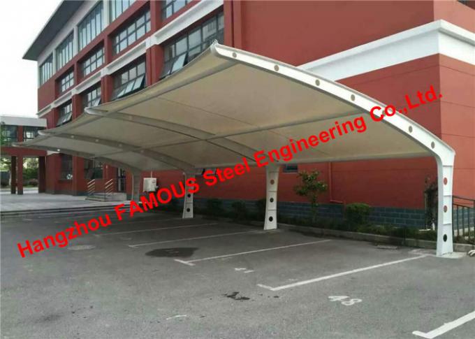 America US Standard Certified Membrane Structural Car Parking Carport 0