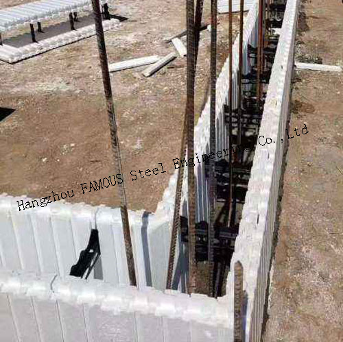 Black Insulated Concrete Forms Straight Board 90 Corner T Shape Icfs Wall Build Blocks 2