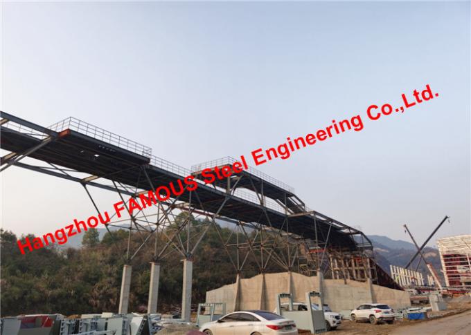 Mine Project Conveying Corridor Belt Conveyor Gallary Fabrication Industrial Steel Buildings 0