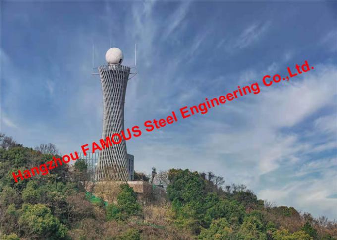 Customized High Precision Prefabricated Steel Structure Radar Weather Tower Fabrication 0