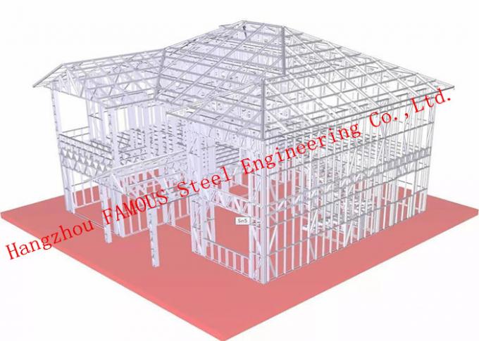 Usa Uk Standard Q345b Structural Steel Framing Villa Guesthouse Pre-Engineered Building 0