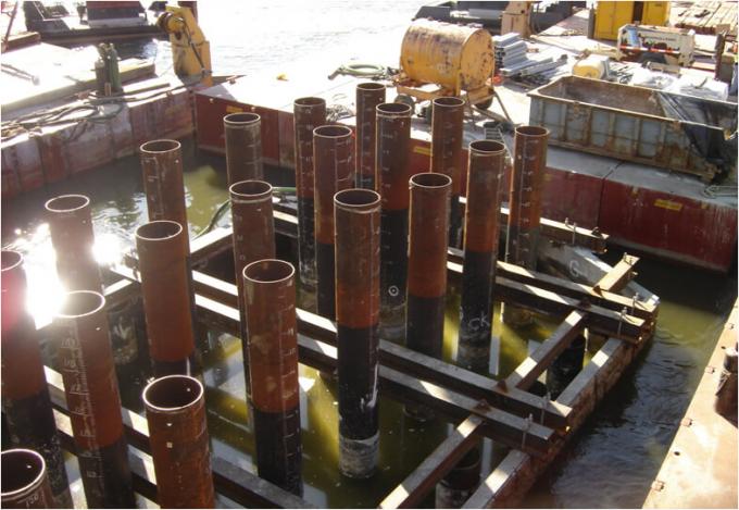 Spiral Welded Steel Pipe En10025 Standard S355 S275 Pipe Piling Coating Welded 3