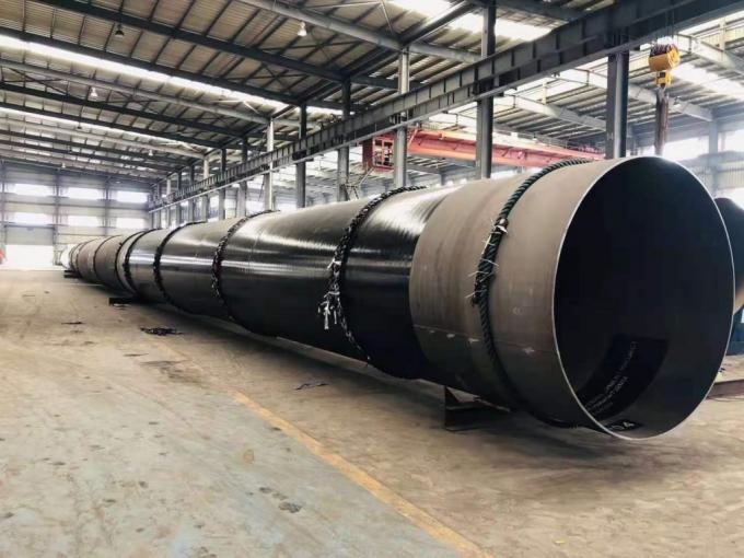 Spiral Welded Steel Pipe En10025 Standard S355 S275 Pipe Piling Coating Welded 1