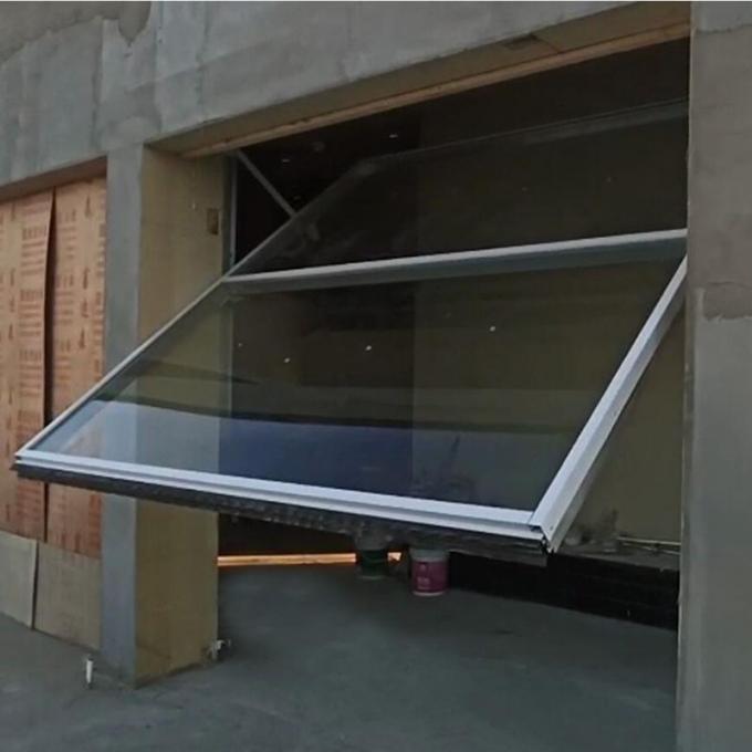Counterweight Balancing System Glaze Glazed Glass Doors Constructed Tilt Over 2