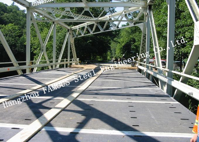AWS D1.1D1.5 Fabricated Steel Modular Bailey Bridge Truss Girder America Standard 0