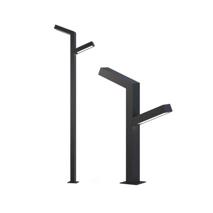 Decorative Steel Galvanized LED Light Poles Outdoor Lighting 0