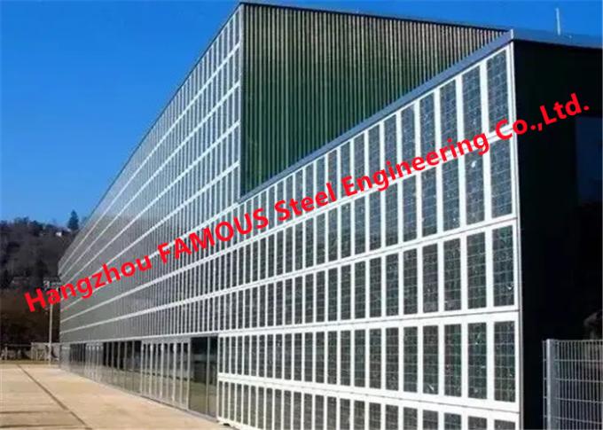 Solar Powered Building Integrated Photovoltaic Folding Curtain Wall For Office Building 0