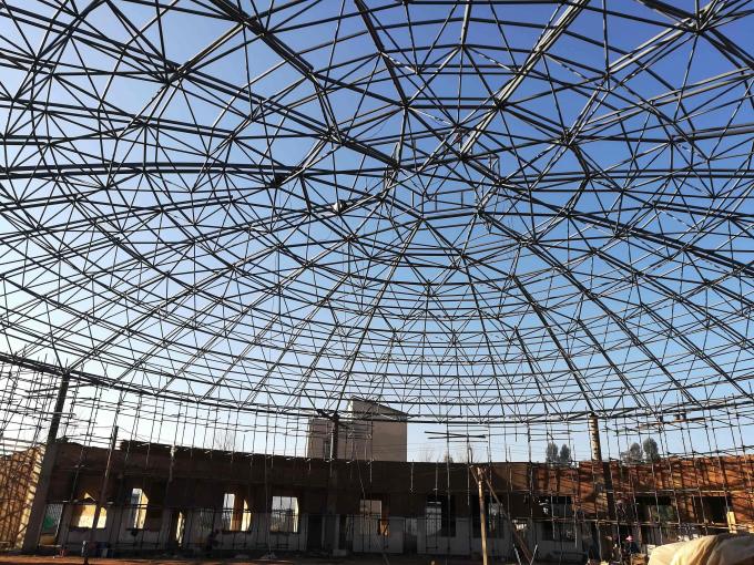 Prefab Space Frame Prefabricated Construction Steel Space Frame Structure Fabrications