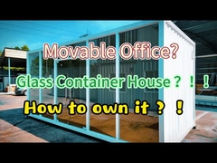 20ft Expandable Luxury Prefab Container Homes Environment Protection