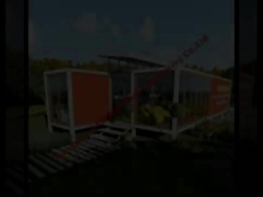 Multi Floor Prefab Container House , Flat Pack Homes For Outdoor Leisure And Tourism