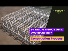Customized Prefabricated Steel Structure Members Construction Workshop To African Market