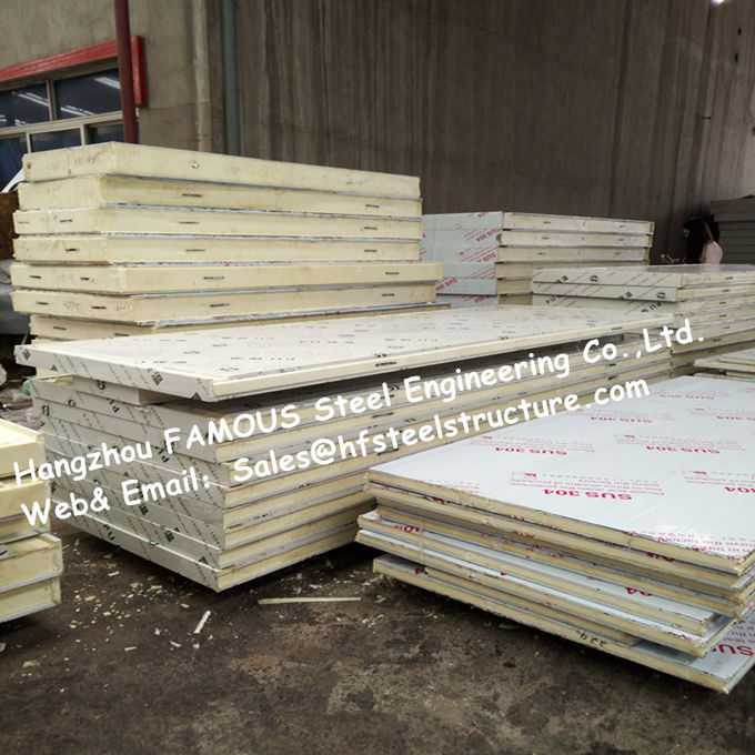 PU Sandwich Panel Insulated Polystyrene Panel for Walk in freezer and Food Fresh Keeping Room 0