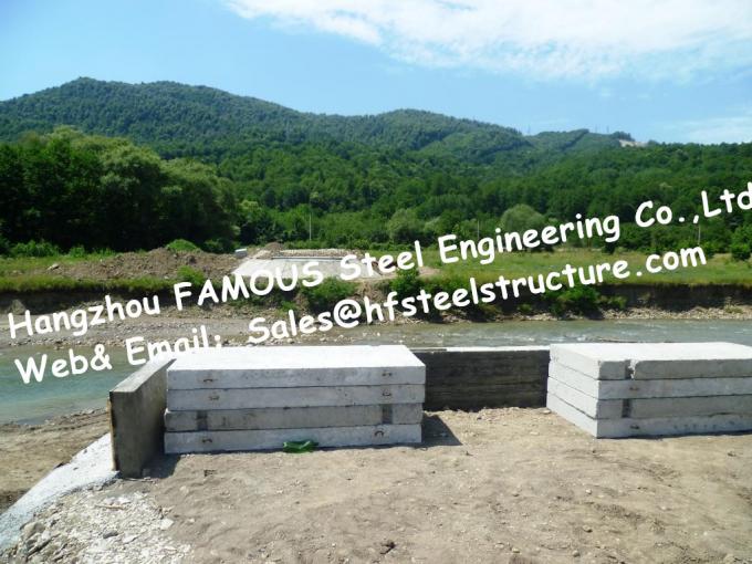 Easy Installation Steel Bailey Bridge Single Lane HD200 Type Galvanized ...