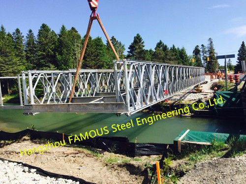 Customized Steel Bailey Bridge Portable Modular Structural Steel Bridge 0