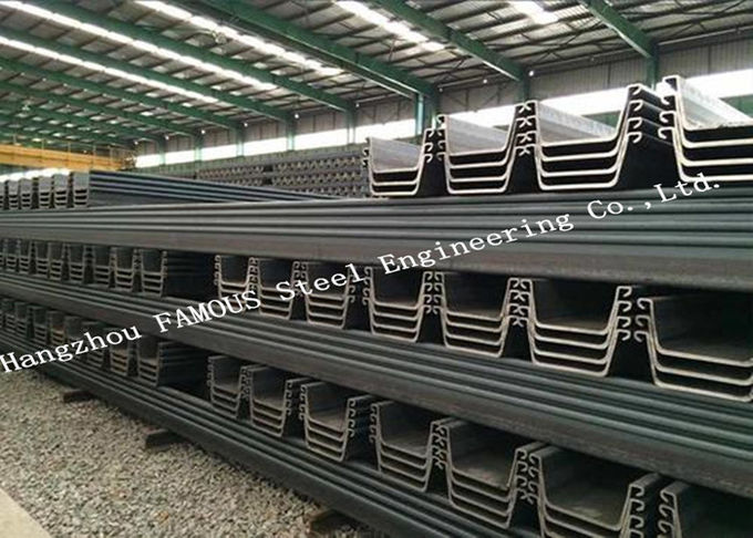 China high quality U-type sheet piling hot rolled LARSSEN steel piles 12