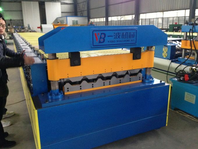 Automatic  Cold Roll Forming Machine Change Size C Purlin For Steel Structure 1