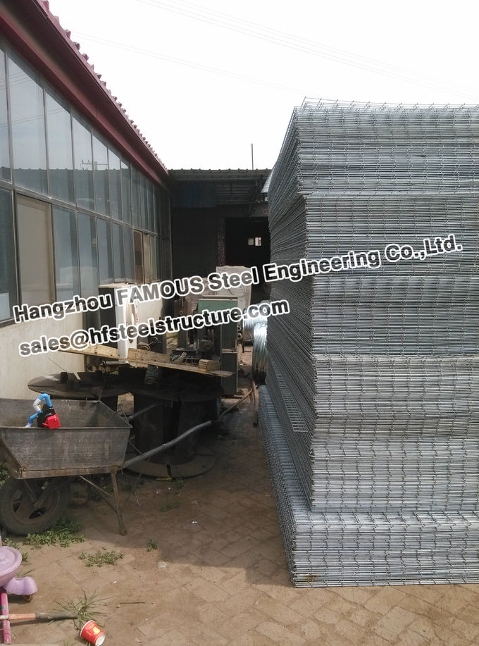 Residential Steel Reinforcing Mesh Concrete Building , Trench Mesh 0